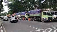 Langgar Jam Operasional, 33 Truk Tanah Diamankan Polisi di Tangerang