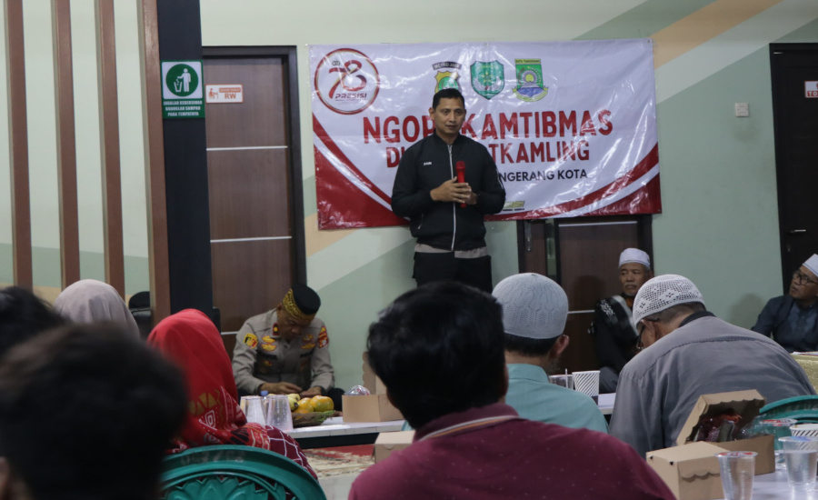 Ngopi Kamtibmas di Ciledug, Ini Pesan  Kapolres Metro Tangerang