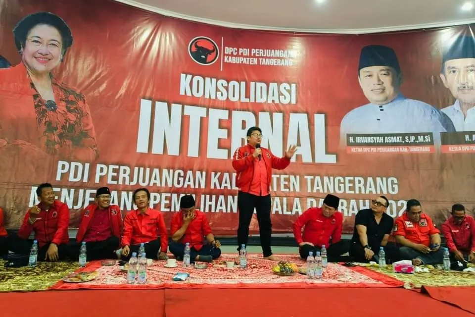 PDIP Konsolidasi, Menangkan Irvansyah-Mad Romli Mad Romli