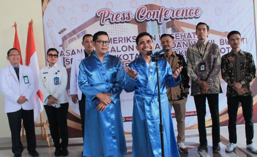 Sachrudin-Maryono Jalani Pemeriksaan Kesehatan di RSUP dr. Sitanala Kota Tangerang