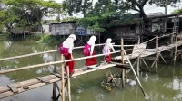 Jembatan Darurat Kampung Ilat