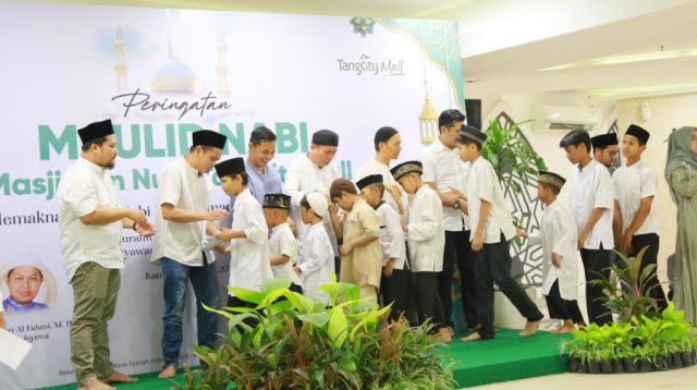 Maulid Nabi SAW Digelar dalam Shalawat & Siraman Rohani di Masjid An Nuur Tangcity Mall