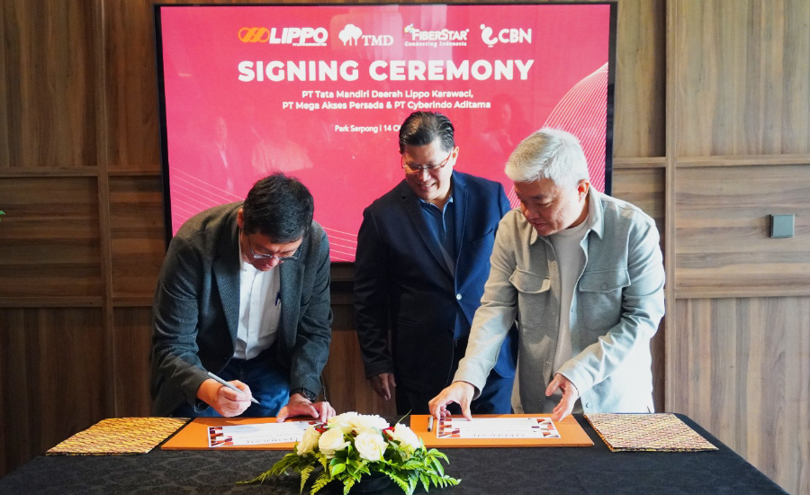 Kolaborasi Strategis Bersama FiberStar dan CBN, Lippo Karawaci Hadirkan Koneksi Internet Cepat Berbasis FTTH