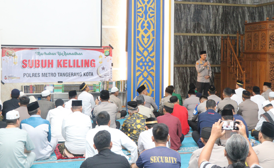 Subuh Keliling Ramadan 1446 H, Ini Pesan Kapolres Metro Tangerang Kota