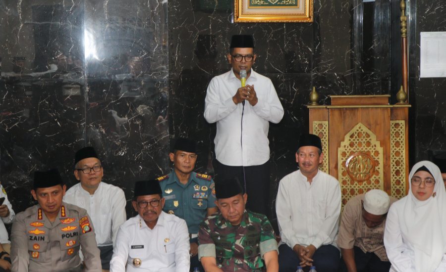 Forkopimda Kota Tangerang Dampingi Safari Ramadan Gubernur Banten