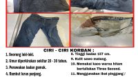 Identitas Jasad Pria Dalam Karung Masih Misterius, Ini Ciri-cirinya