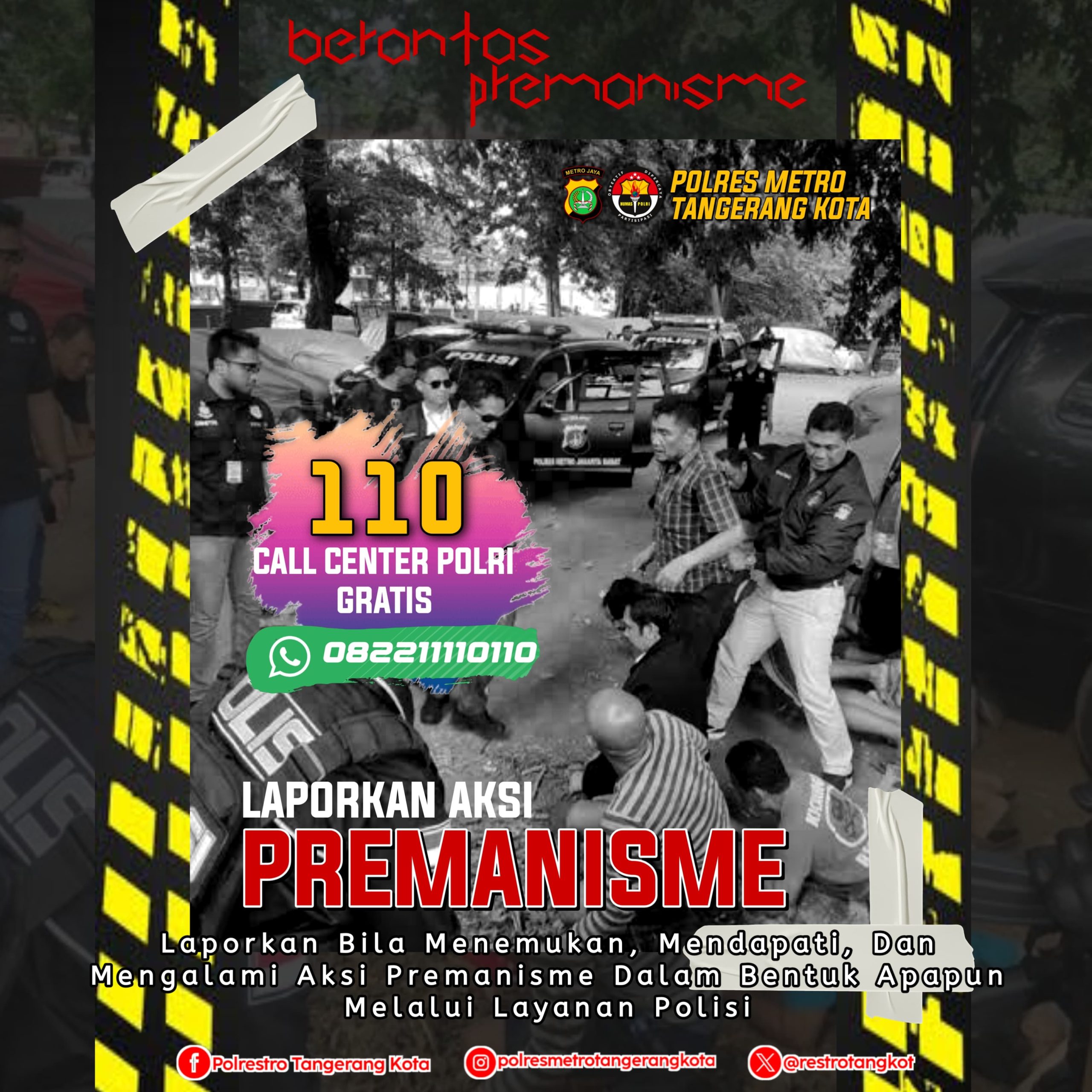 Alami Premanisme di Kota Tangerang, Jangan Takut Lapor Polisi