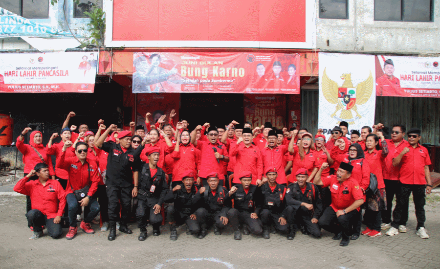Juni Bulan Bung Karno, PDI-Perjuangan Kota Tangerang Peringati Hari Lahir Pancasila