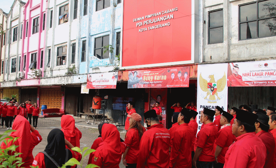 Juni Bulan Bung Karno, PDI-Perjuangan Kota Tangerang Peringati Hari Lahir Pancasila