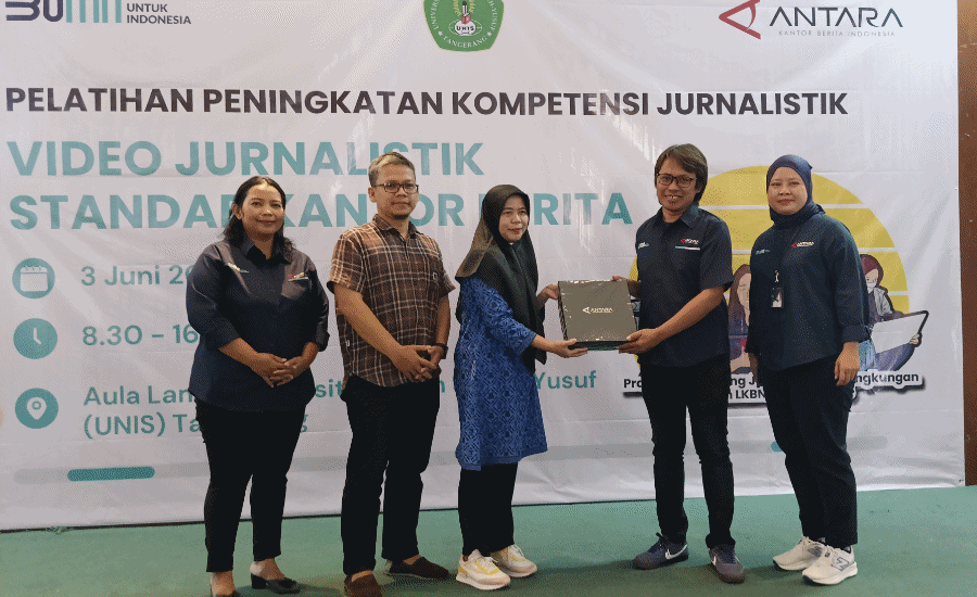 Program TJSL, Kantor Berita Antara Beri Pelatihan Jurnalistik Mahasiswa UNIS Tangerang