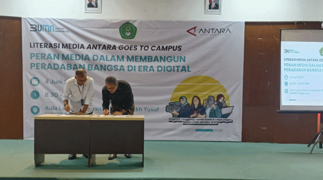 LKBN Antara dan UNIS Tangerang MoU Kerjasama Tri Dharma Perguruan Tinggi