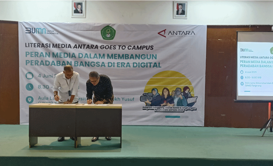LKBN Antara dan UNIS Tangerang MoU Kerjasama Tri Dharma Perguruan Tinggi