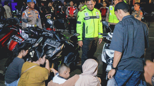 Patroli Skala Besar, Kapolres Pastikan Malam Takbiran Idul Adha di Tangerang Kondusif
