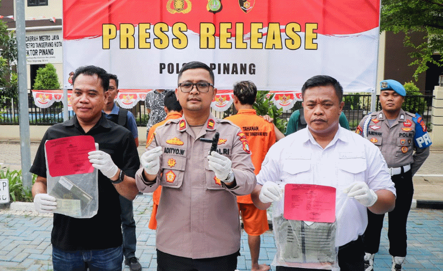 Polsek Pinang Tangkap Sindikat Curanmor Asal Rumpin, 10 Motor Disita
