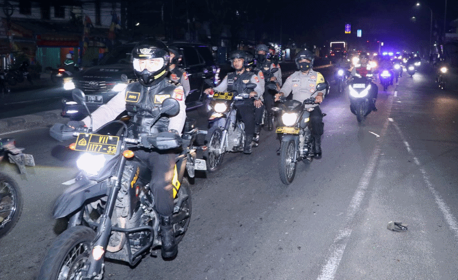 Kapolres Kerahkan Kekuatan Penuh Patroli Malam Minggu di Kota Tangerang