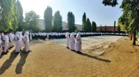 Upacara SMPN 1 Sukadiri Upacara