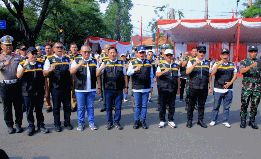 Satgas Langit Biru Dilantik Wali Kota Tangerang, Disaksikan Menteri LHK