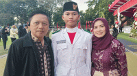 Gibran Anak Wartawan Bangga Jadi Paskibraka Kota Tangerang 2025