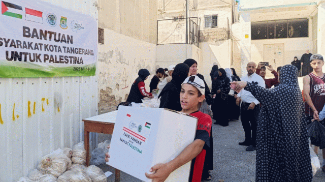 Donasi 2 Miliar dari Kota Tangerang Tiba di Palestina, Sachrudin: Bukti Kepedulian