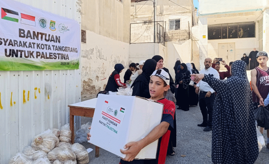 Donasi 2 Miliar dari Kota Tangerang Tiba di Palestina, Sachrudin: Bukti Kepedulian