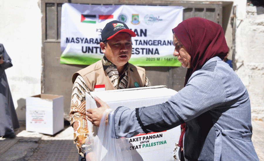 Donasi 2 Miliar dari Kota Tangerang Tiba di Palestina, Sachrudin: Bukti Kepedulian