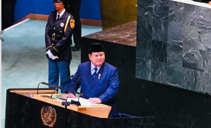Pidato Presiden Prabowo Dipuji Trump
