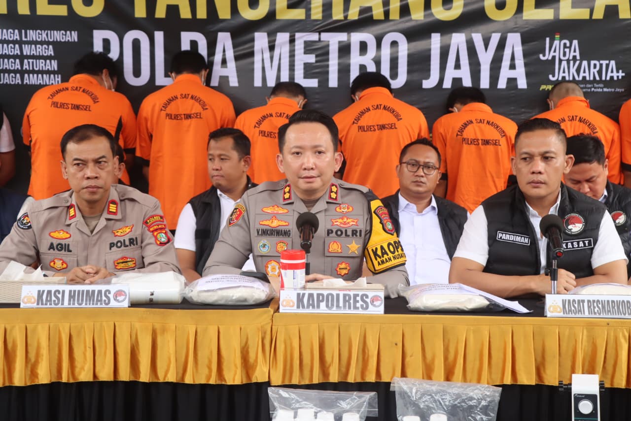 Polres Tangsel Gagalkan Peredaran
