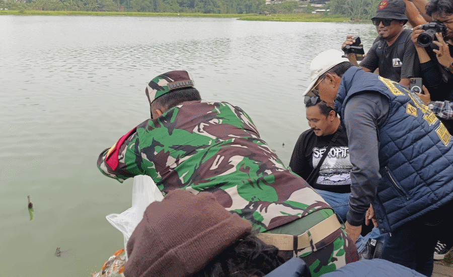 Lestarikan Alam, Wali Kota Tangerang, DPRD, TNI dan Scooterist Rawat Situ Cangkring