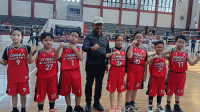Digelar di GOR Dimyati, Wali Kota Sachrudin Tonton Cucu Bertanding di Kejurkot Bola Basket Vol.2 
