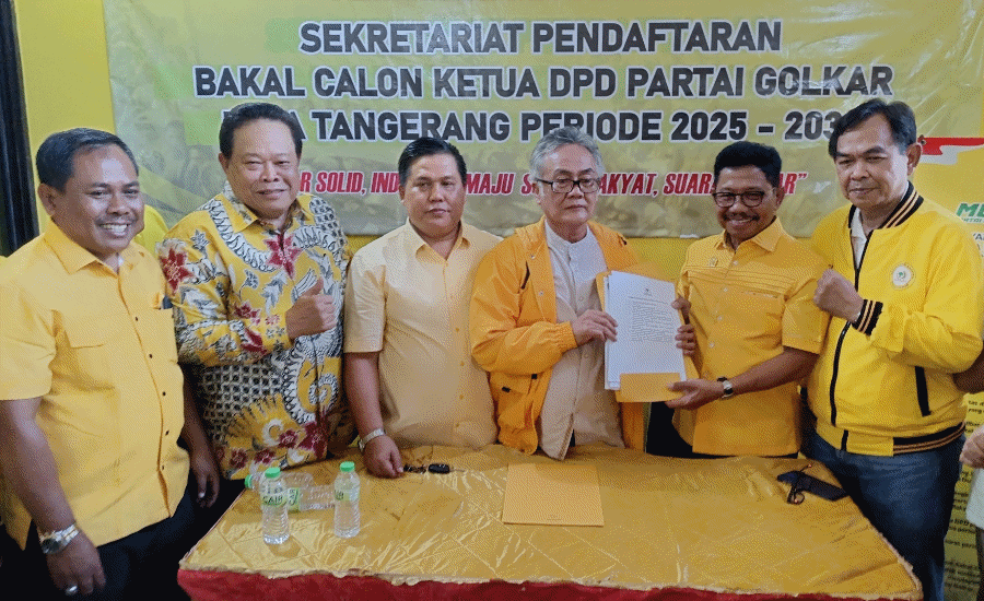 Restu DPP, Sachrudin Maju Sebagai Balon Ketua DPD Golkar Kota Tangerang 2025-2030