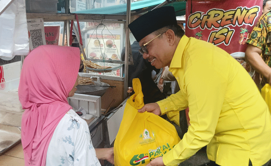 HUT ke-61 Golkar, DPD Kota Tangerang Gelar Tabur Bunga dan Baksos
