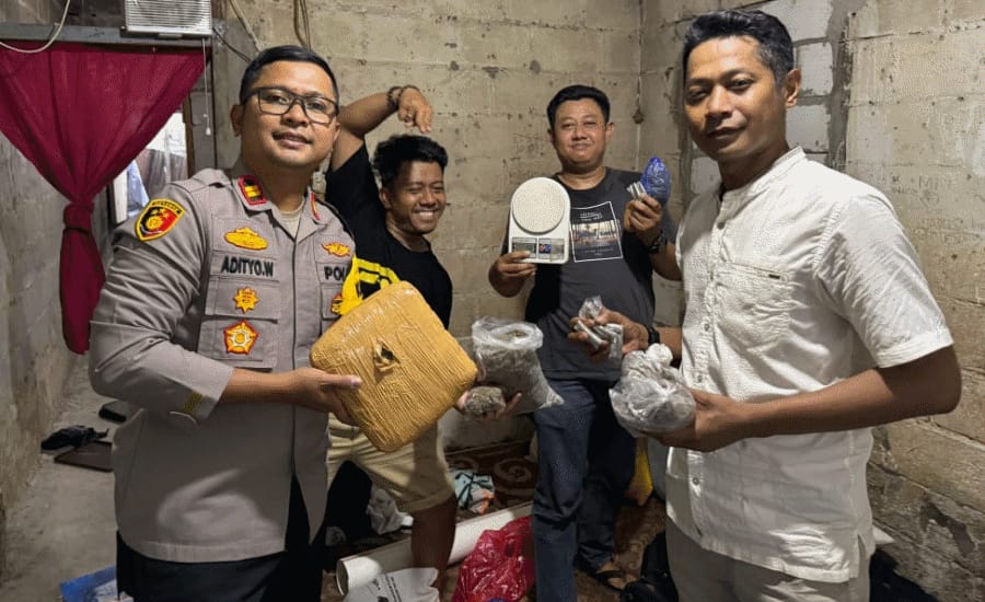 Polsek Pinang Tangkap Pengedar Ganja