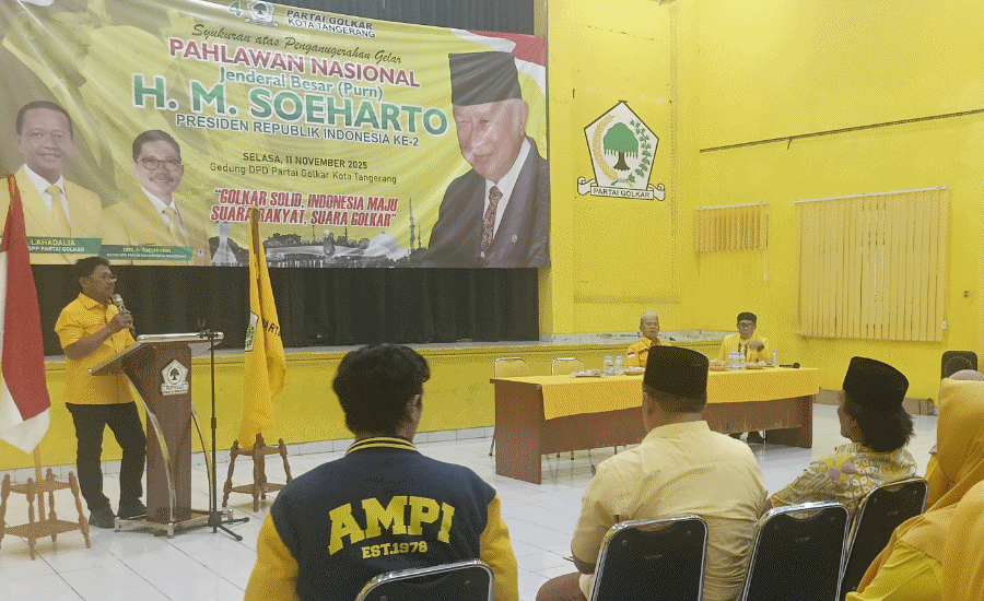 Golkar Kota Tangerang Gelar Syukuran Penganugerahan Gelar Pahlawan Nasional untuk Soeharto