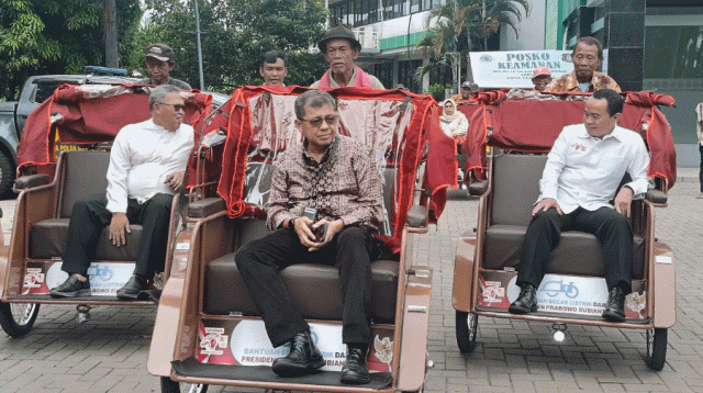Presiden Prabowo Salurkan Ratusan Becak Listrik di Kota Tangerang