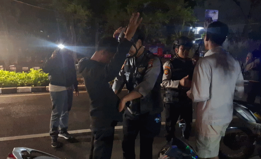 Malam Dinihari Disisir Polisi, Kota Tangerang Kondusif