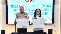 Imigrasi Banten-Polda Banten Teken PKS Perkuat Desa Binaan Cegah TPPO dan TPPM