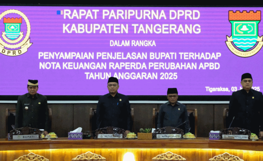 APBD 2026 Kabupaten Tangerang Defisit Rp450 Miliar