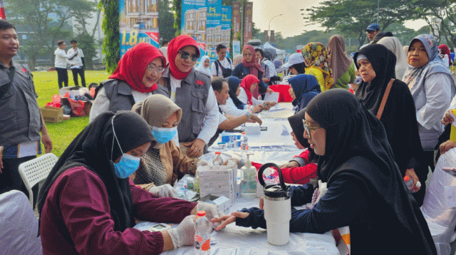 Asklin Cabang Kota Tangsel dan Dinkes Berkolaborasi, Hadirkan Layanan CKG di Lokasi CFD BSD