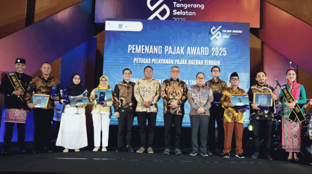 Warga Taat Pajak di Kota Tangsel Diganjar Penghargaan