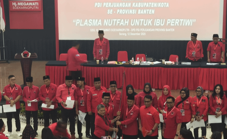 Ade Sumardi Kembali Pimpin DPD PDI-P Banten Periode 2025-2030