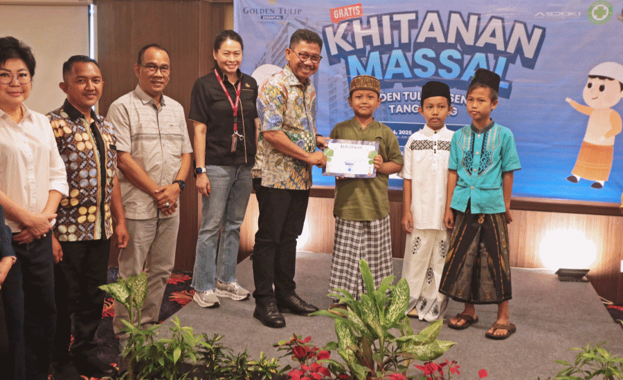Khitanan Massal Gratis di Golden Tulip Essential Tangerang, Sachrudin: CSR Berdampak Langsung ke Masyarakat