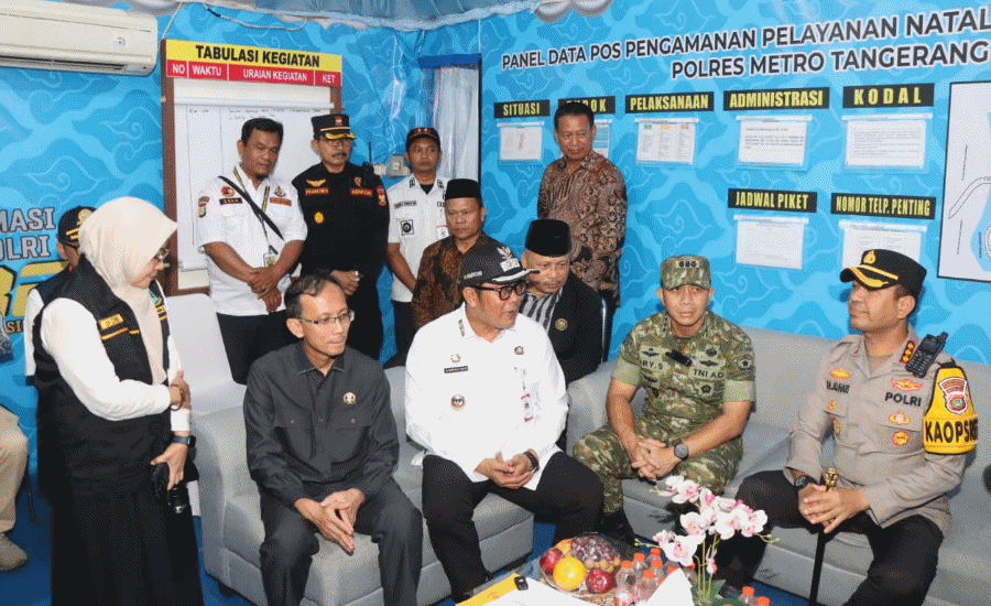 Malam Misa Natal 2025 di Kota Tangerang Aman dan Kondusif