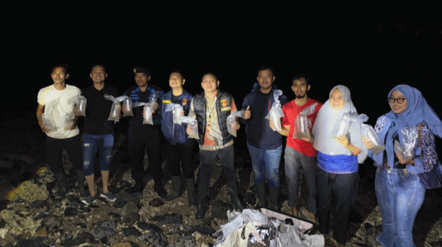 Usai Disita, Polres Metro Tangerang Kota Lepasliarkan 30 Ribu Benih Lobster