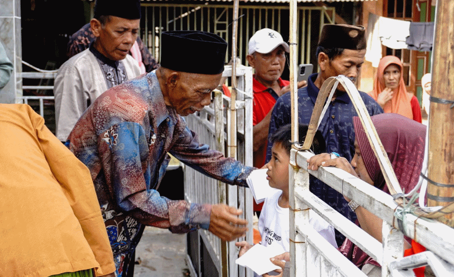 Menuju Satu Dekade Berbagi, Musala Al Ikhlas Ranca Bango Santuni 140 Yatim dan Duafa