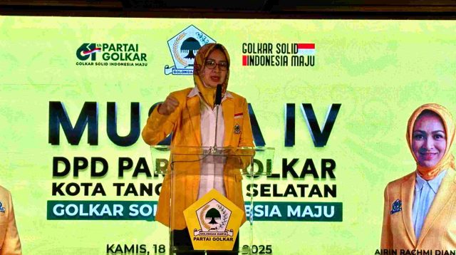 Airin Kembali Nakhodai Golkar Tangsel