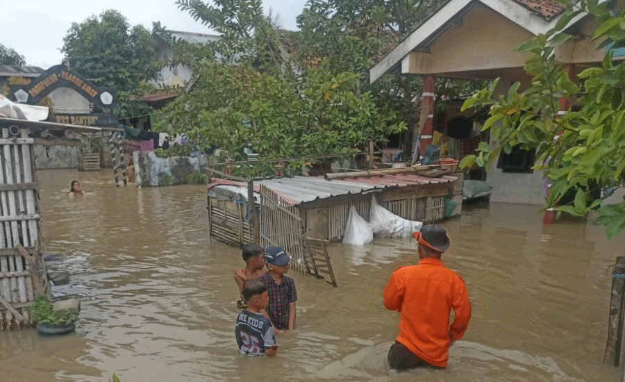 2 Hari, Hujan dengan Intensitas Tinggi Rendam Ribuan Rumah di Kabupaten Serang