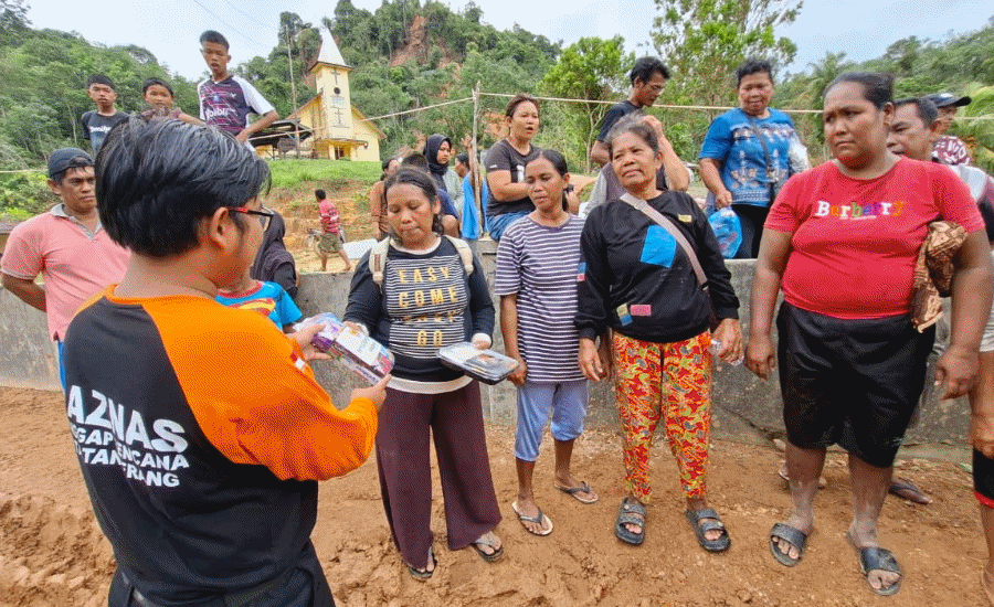 Tinggalkan Istri Hamil 7 Bulan, Relawan Baznas Kota Tangerang Ini Jalani Misi Kemanusiaan ke Sumatera
