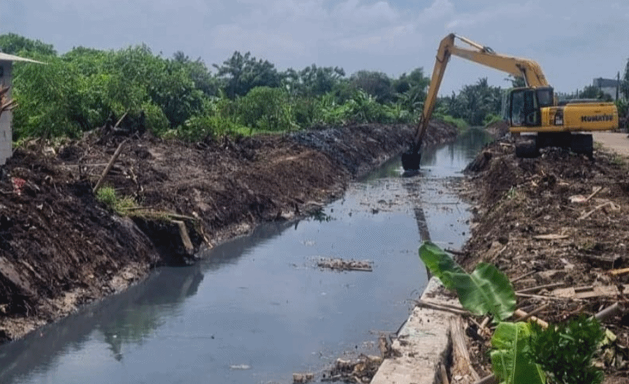 Cegah Banjir Berulang, Pemkab Tangerang Normalisasi Saluran Air di Perumahan Nuansa Mekar Sari Rajeg