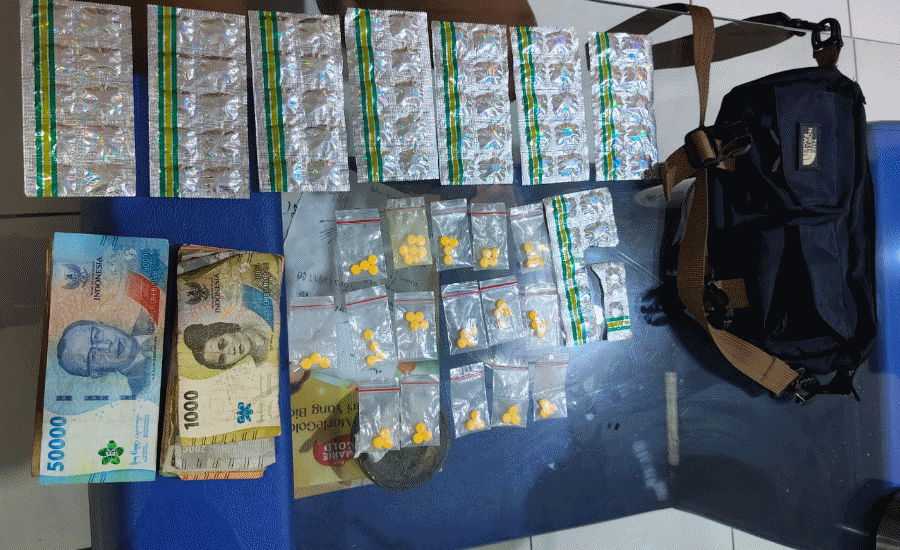 Tukang Sayur Jual Tramadol dan Hexymer Ditangkap Polisi di Sepatan Tangerang