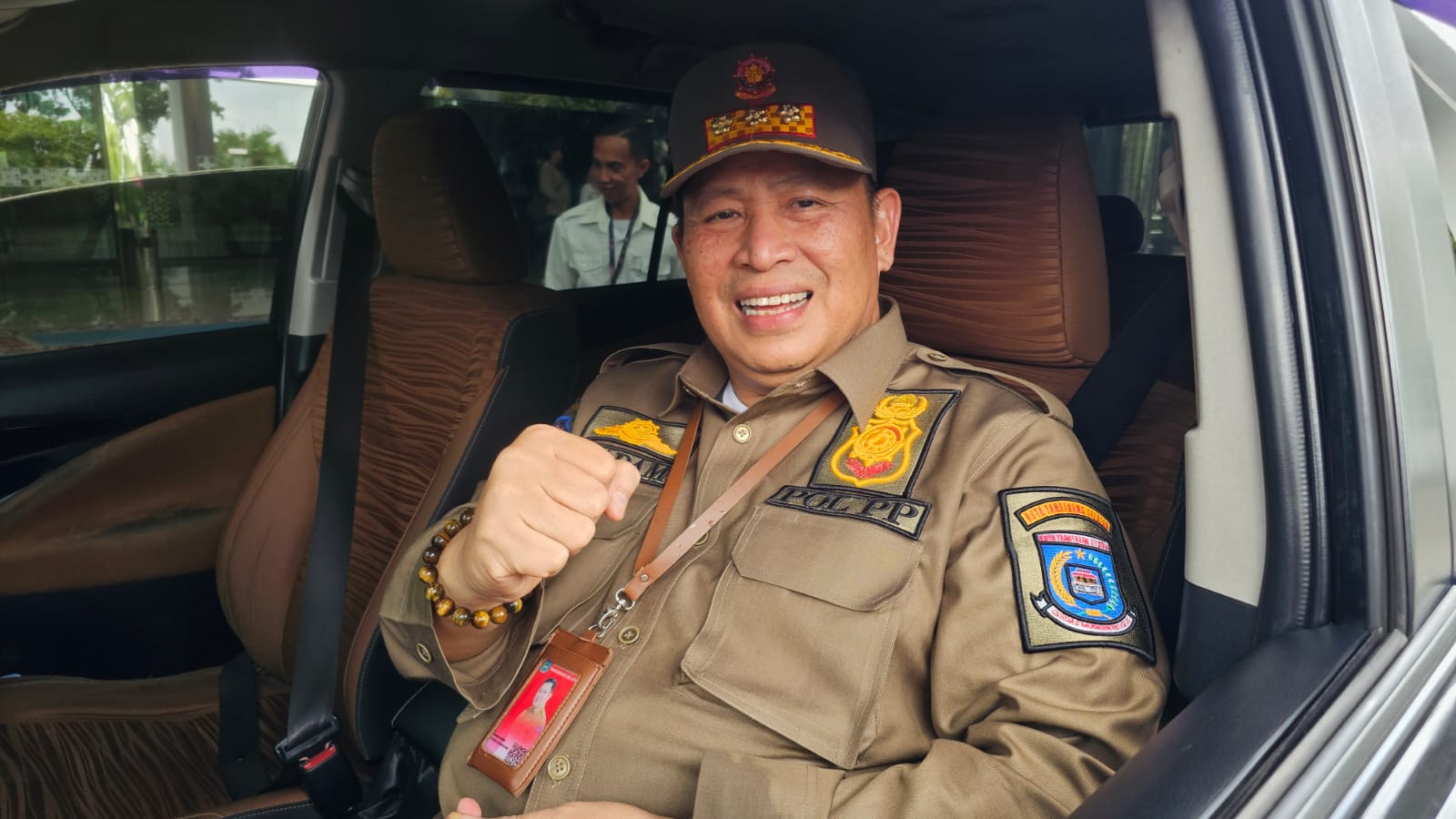Plt. Kasatpol PP Kota Tangsel Ahmad Dohiri. Tri Budi/Bantenekspres.co.id